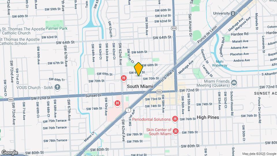 6001 SW 70th St, Unit 504 Map and Location Details