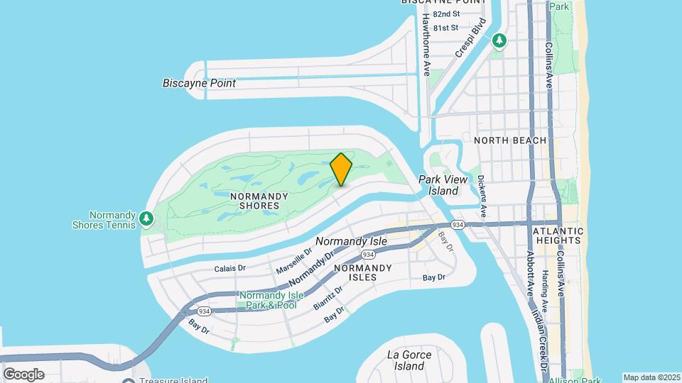 315 S Shore Dr Map and Location Details