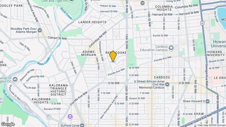 2200 17th St NW Map and Location Details