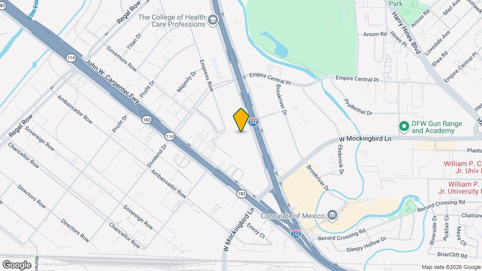 8001 N Stemmons Fwy, Unit 2226 Mapa y Detalles de la Ubicación