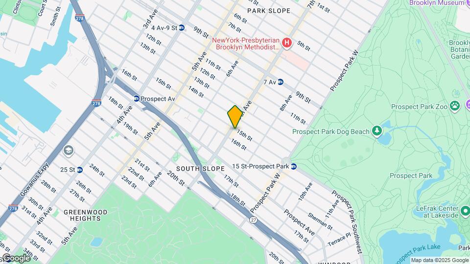 362 15th St, Unit 4M Map and Location Details