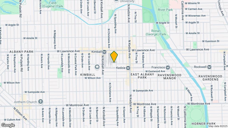 4664 N Spaulding Ave Map and Location Details