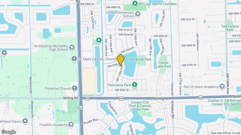 5525 SW 118th Ave Map and Location Details