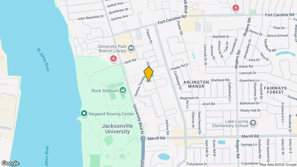 3260 Justina Rd Map and Location Details