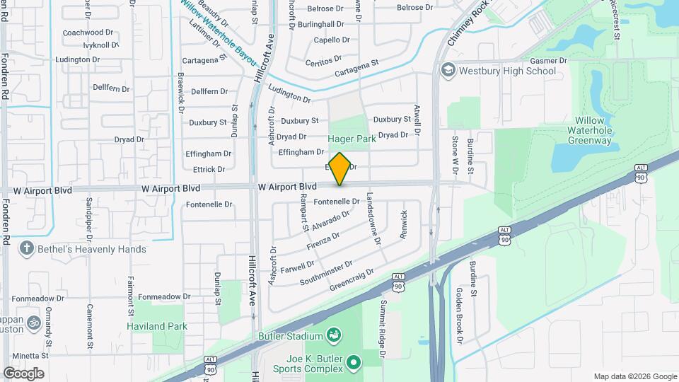 5731 W Airport Blvd Map and Location Details