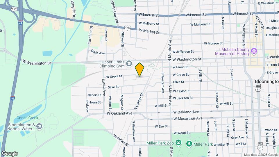 1214 W Grove St Map and Location Details