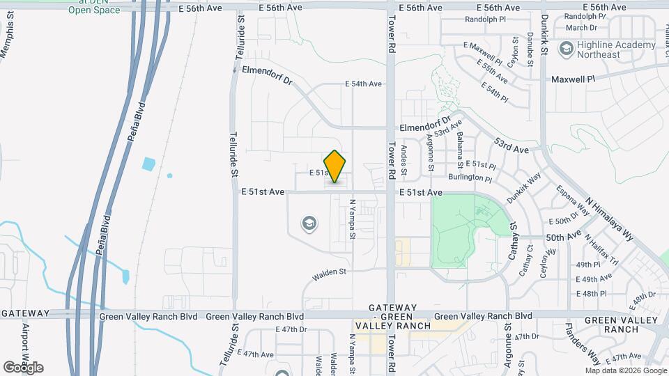 18261 E 51st Ave Map and Location Details