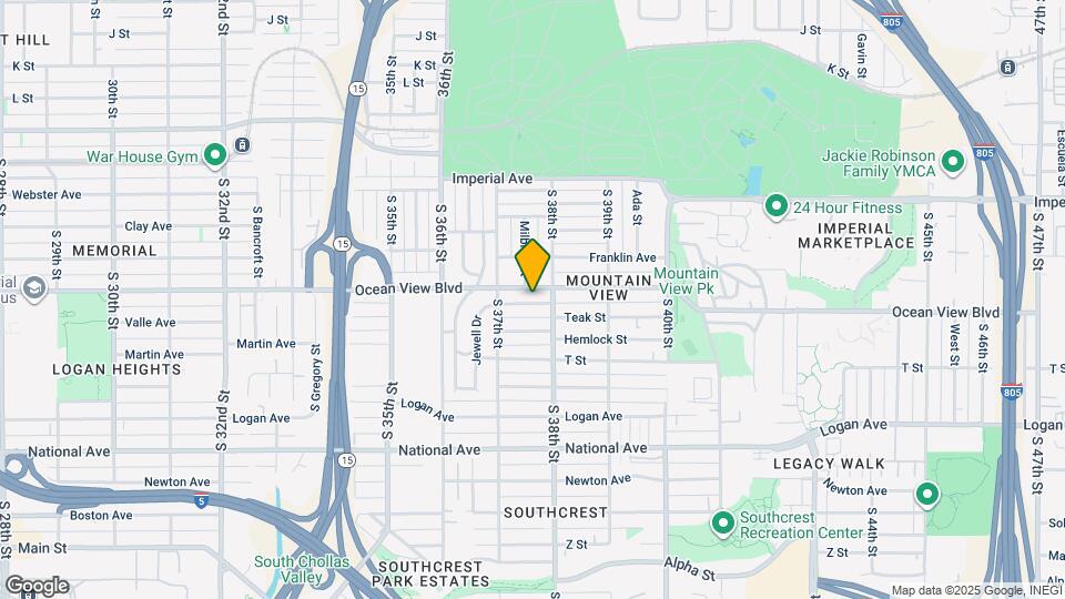 3766 Teak St Map and Location Details
