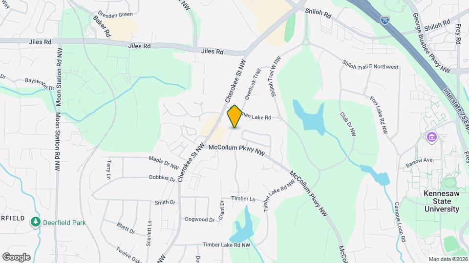 1405 Kennesaw Trace Ct Map and Location Details