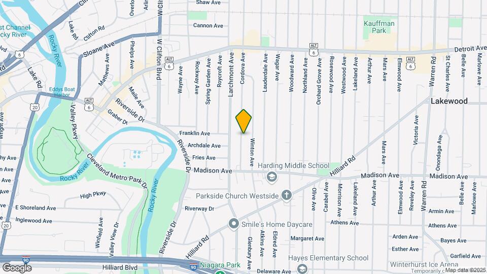 1601 Cordova Ave, Unit 1 Mapa y Detalles de la Ubicación