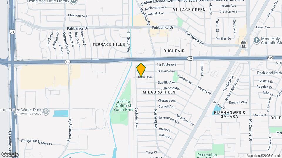 5108 Paris Ave Map and Location Details