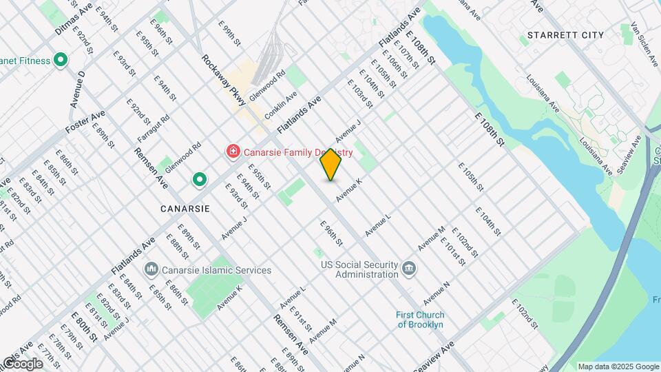 1262 E 98th St Map and Location Details