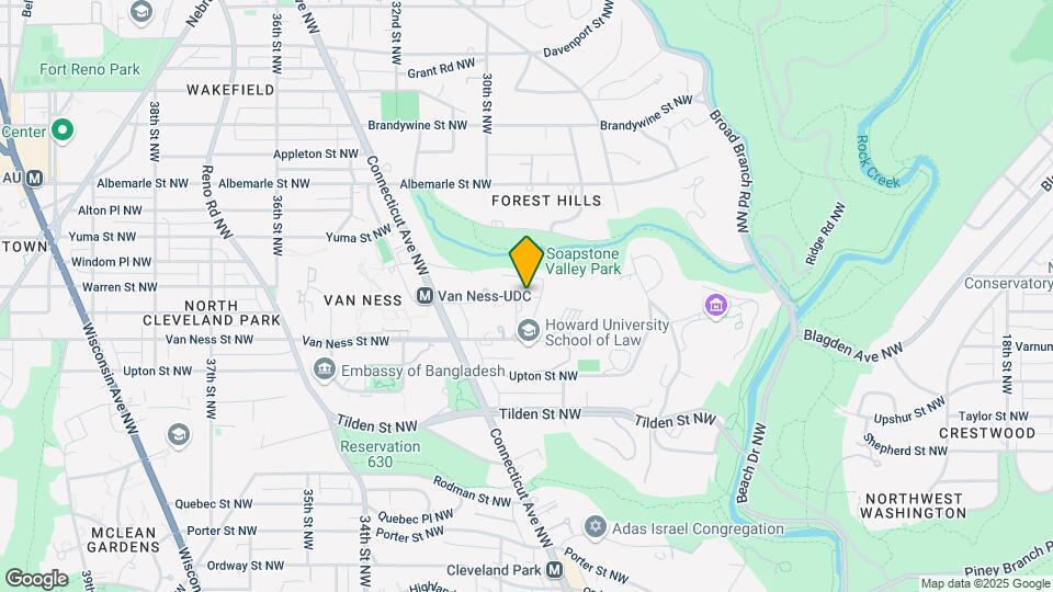 Van Ness East Map and Location Details