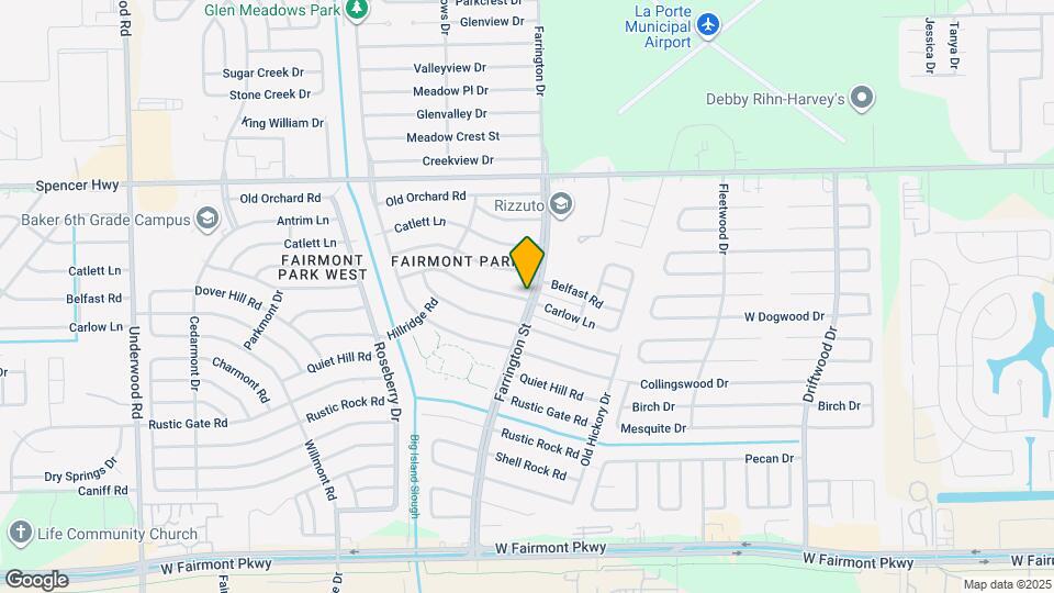 10351 Carlow Ln Map and Location Details