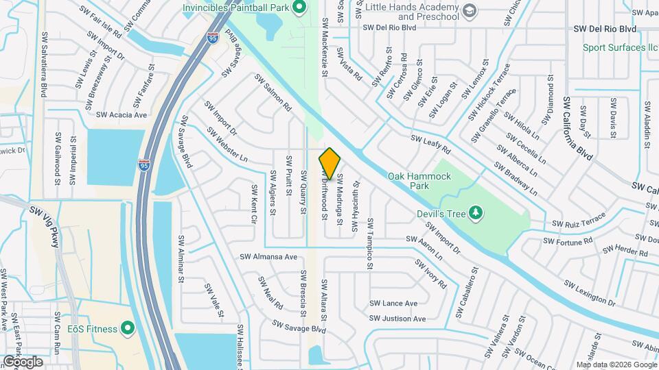 2041 SW Driftwood St Map and Location Details