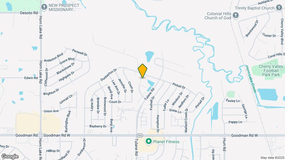 7454 Perrin Ln Map and Location Details