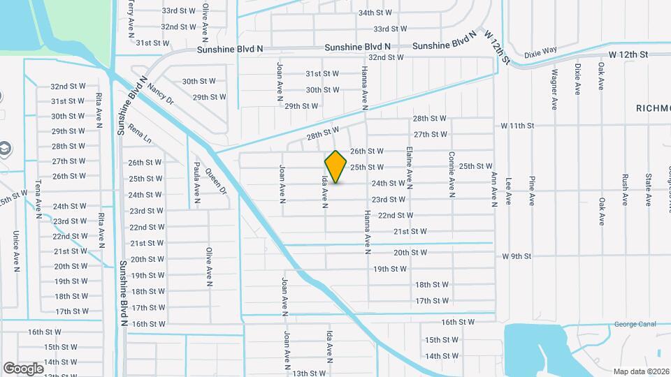 2815 24th St W Map and Location Details