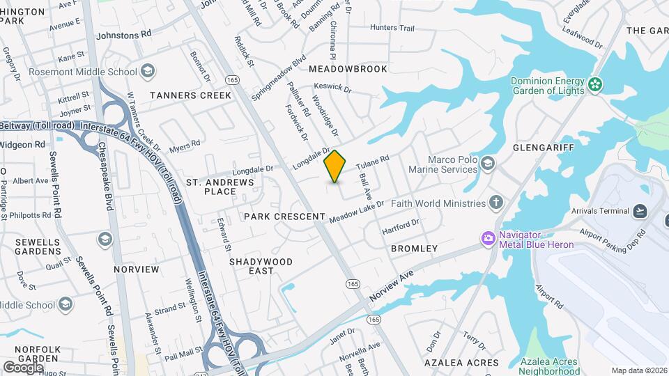 6525 Clemson Ave Mapa y Detalles de la Ubicación