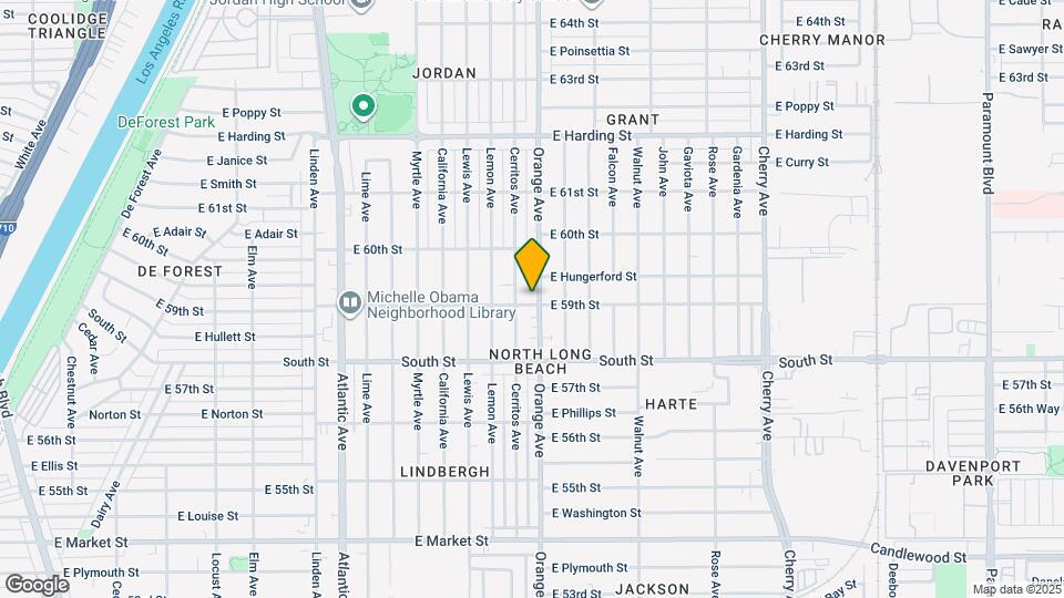 5901 Orange Ave Map and Location Details