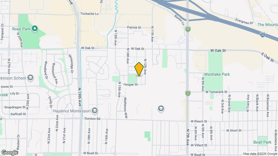 1078 Oak Park Dr Map and Location Details