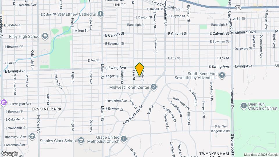 1320 Altgeld St Map and Location Details