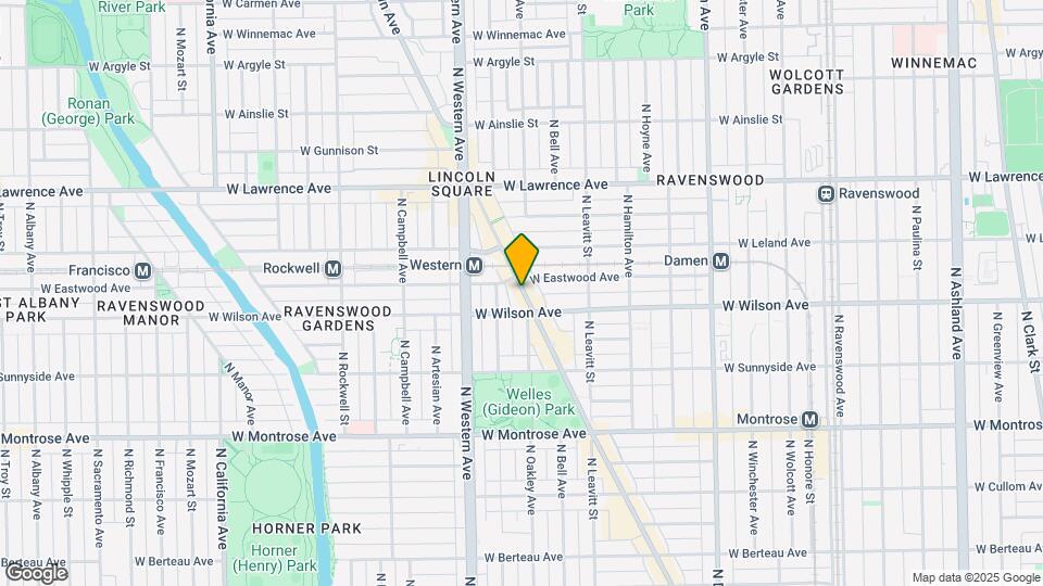 4626 N Lincoln Ave Map and Location Details