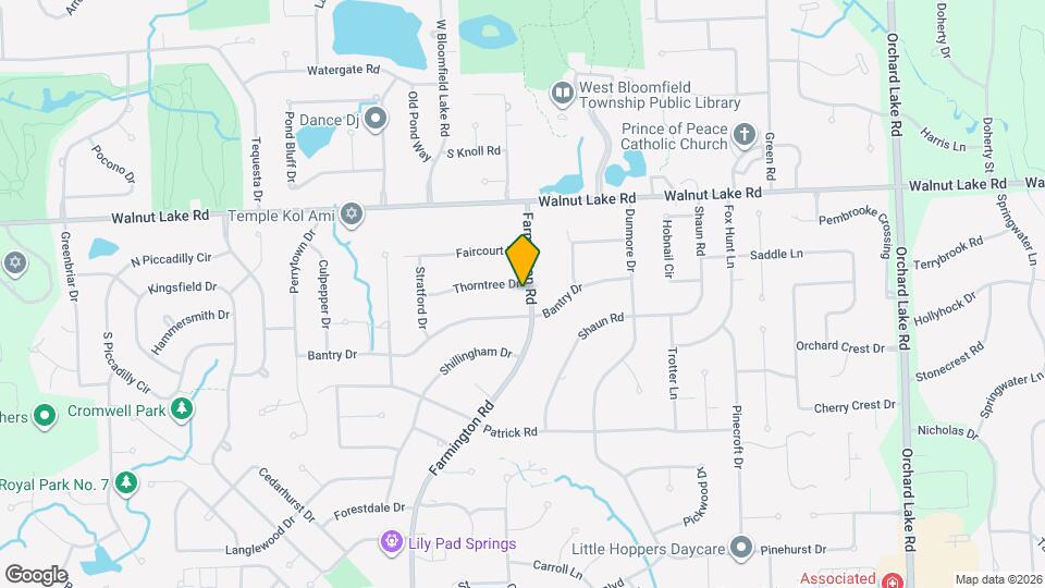4803 Thorntree Dr Map and Location Details
