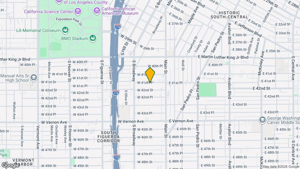 194 W. 41st Pl. Mapa y Detalles de la Ubicación