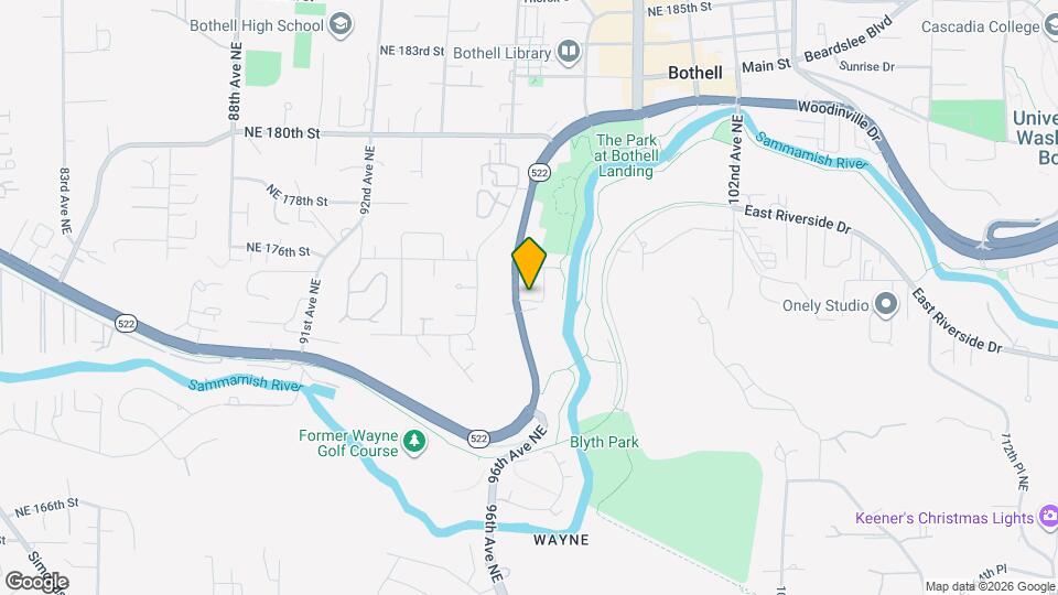 17342 Bothell Way NE, Unit A Map and Location Details