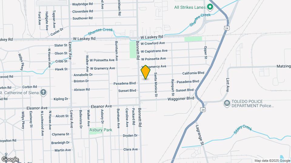 438 Pasadena Blvd Map and Location Details