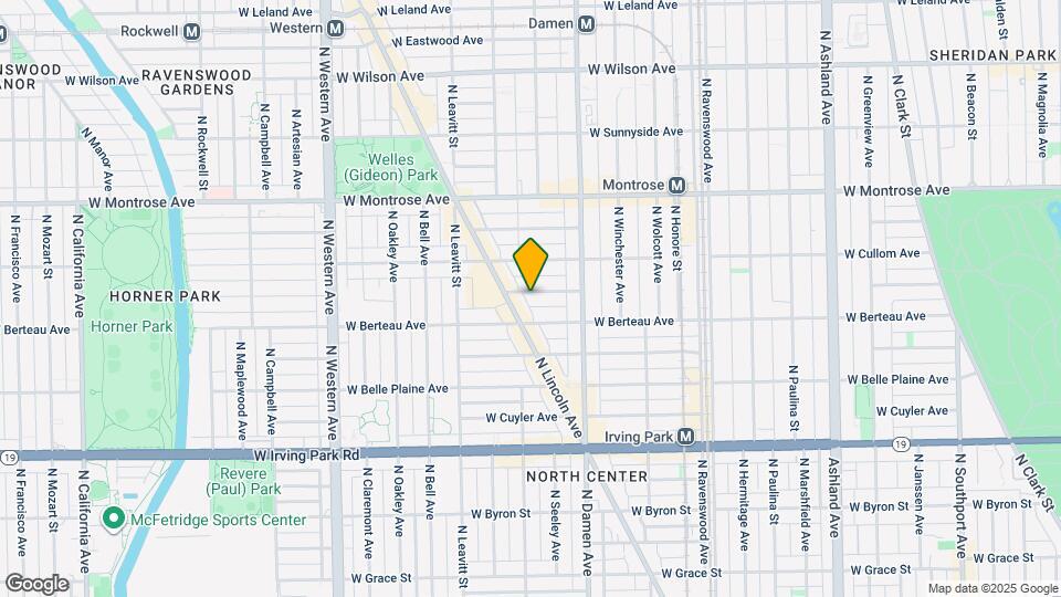 2049 W Hutchinson St, Unit 1 Map and Location Details