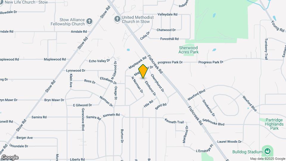 4376 Elmhurst Dr Map and Location Details