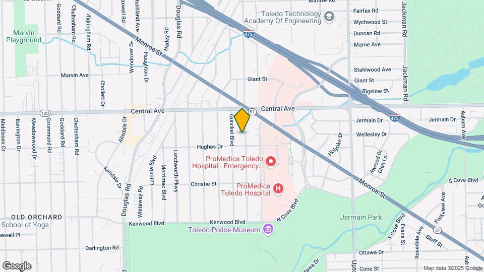 2921 Northwood Ave Map and Location Details