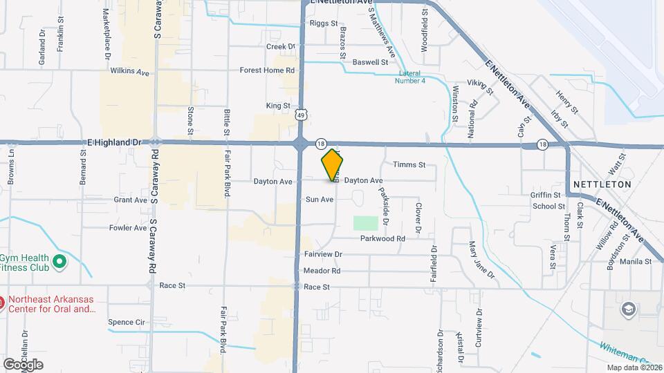 2103 Brazos St Map and Location Details