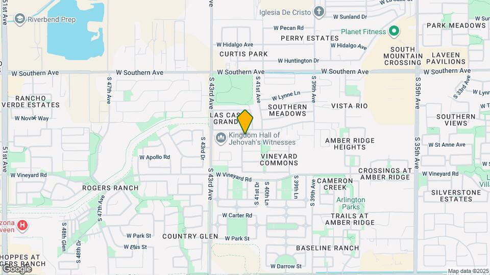 4132 W Lydia Ln Map and Location Details