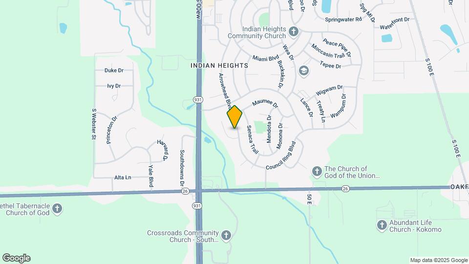 5807 Arrowhead Blvd Map and Location Details