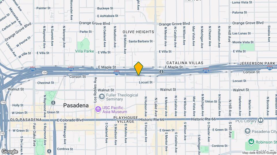 301-303 N Hudson Ave Map and Location Details