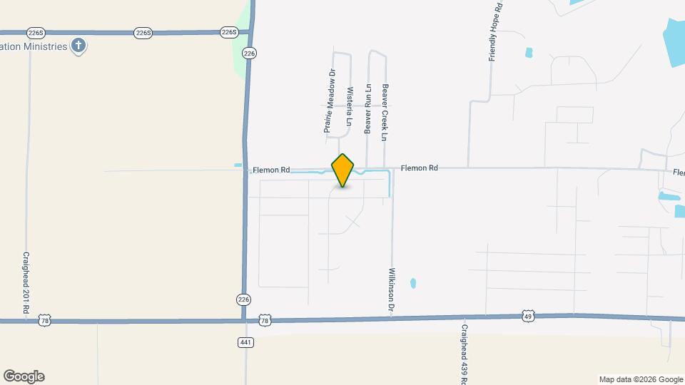 3652 Red Maple Wy Map and Location Details