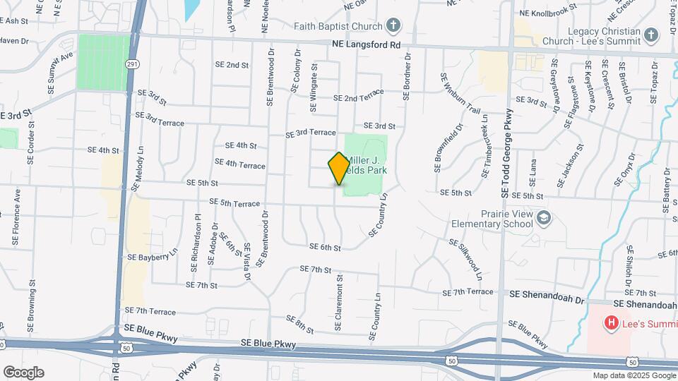 501 SE Claremont St Map and Location Details