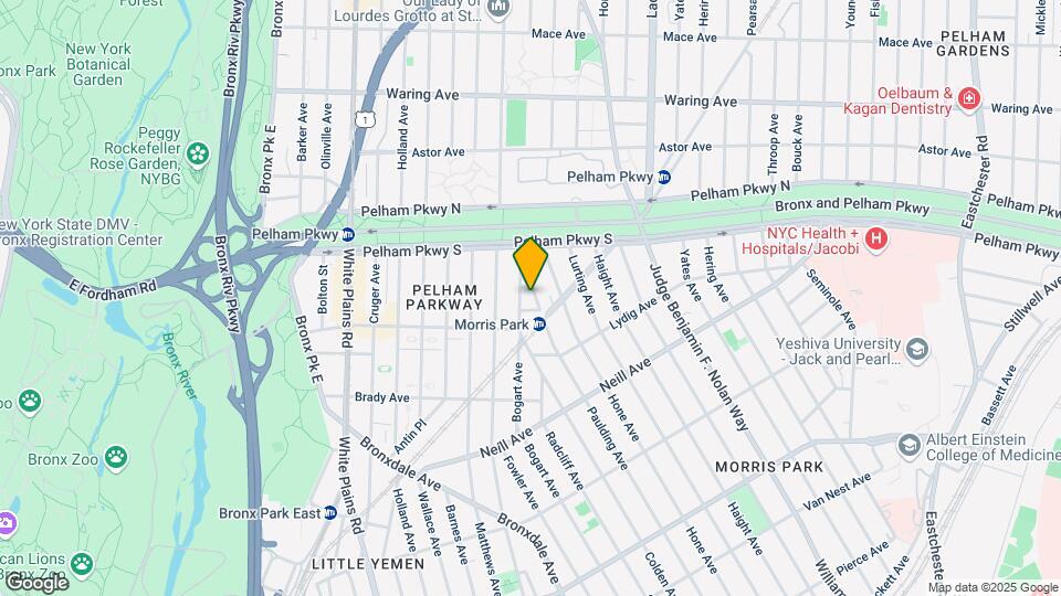 2155 Paulding Ave Mapa y Detalles de la Ubicación
