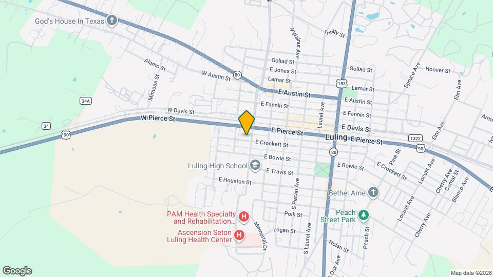 117 E Crockett St Map and Location Details