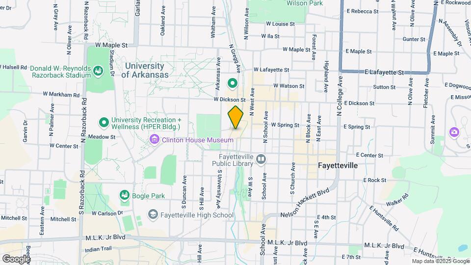 600 W Meadow St Map and Location Details