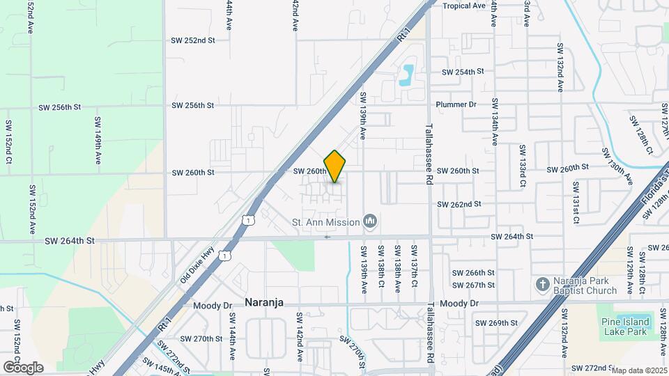 13974 SW 260th St Map and Location Details