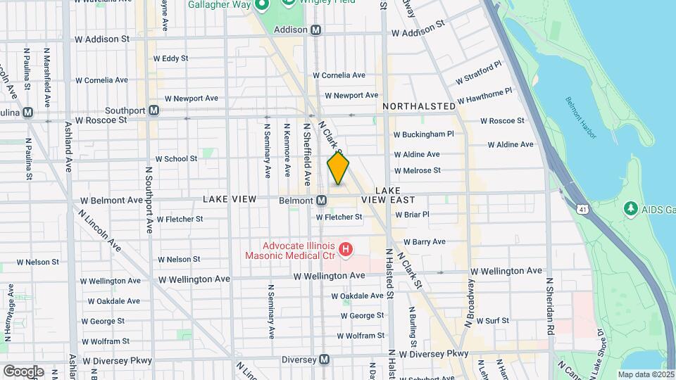 918 W Belmont Ave Map and Location Details