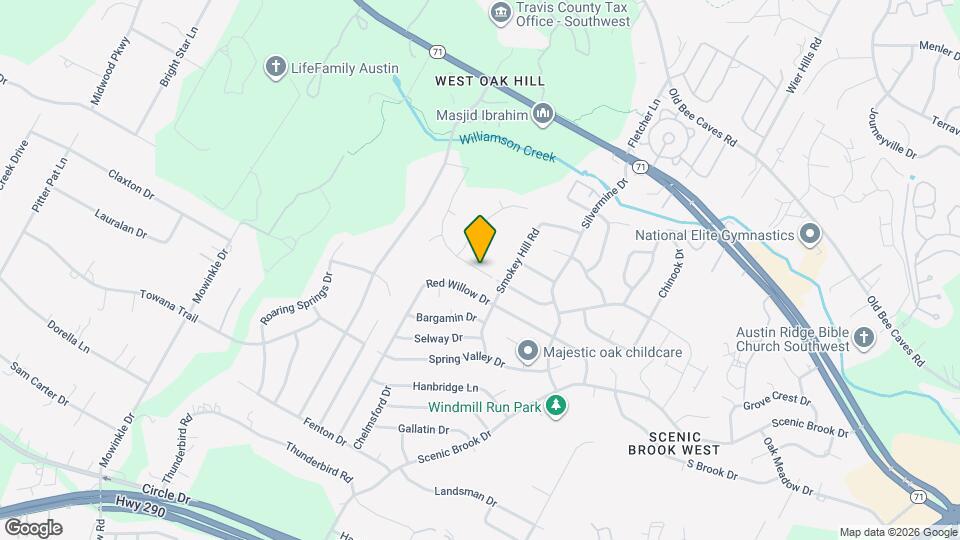 8813 Moccasin Path Map and Location Details