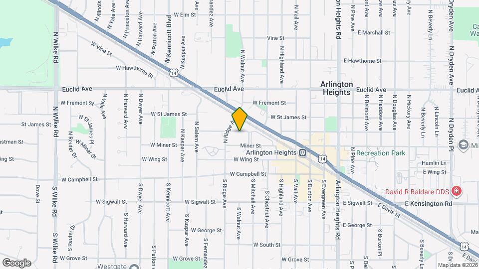 527 W Eastman St Map and Location Details