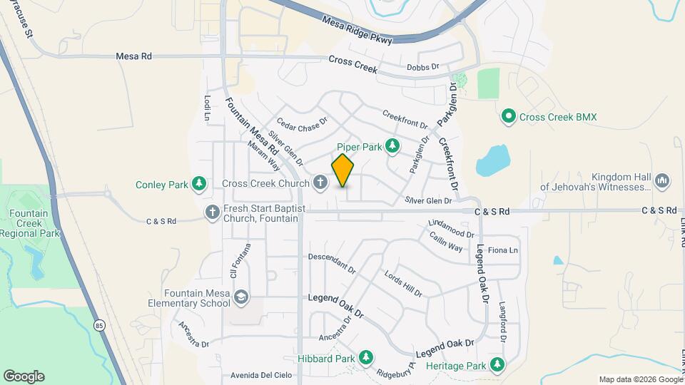 7226 Bentwater Dr Map and Location Details