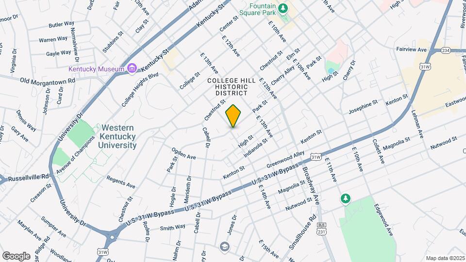 1366 Park St Map and Location Details