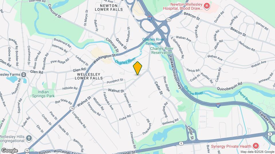 133 Walnut St Map and Location Details