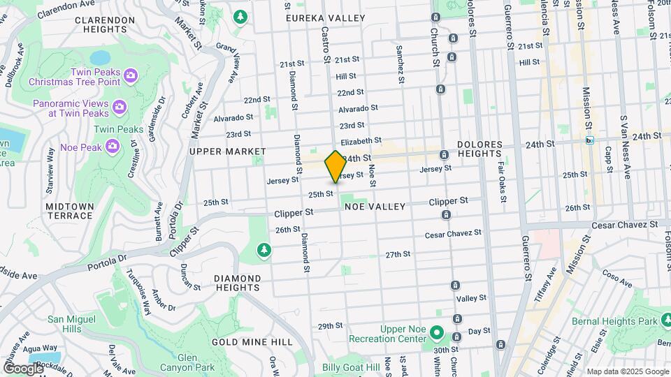1450 Castro St Mapa y Detalles de la Ubicación